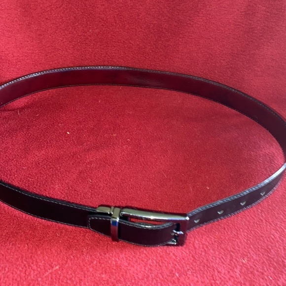 Men’s size 36 black leather belt - Picture 1 of 5